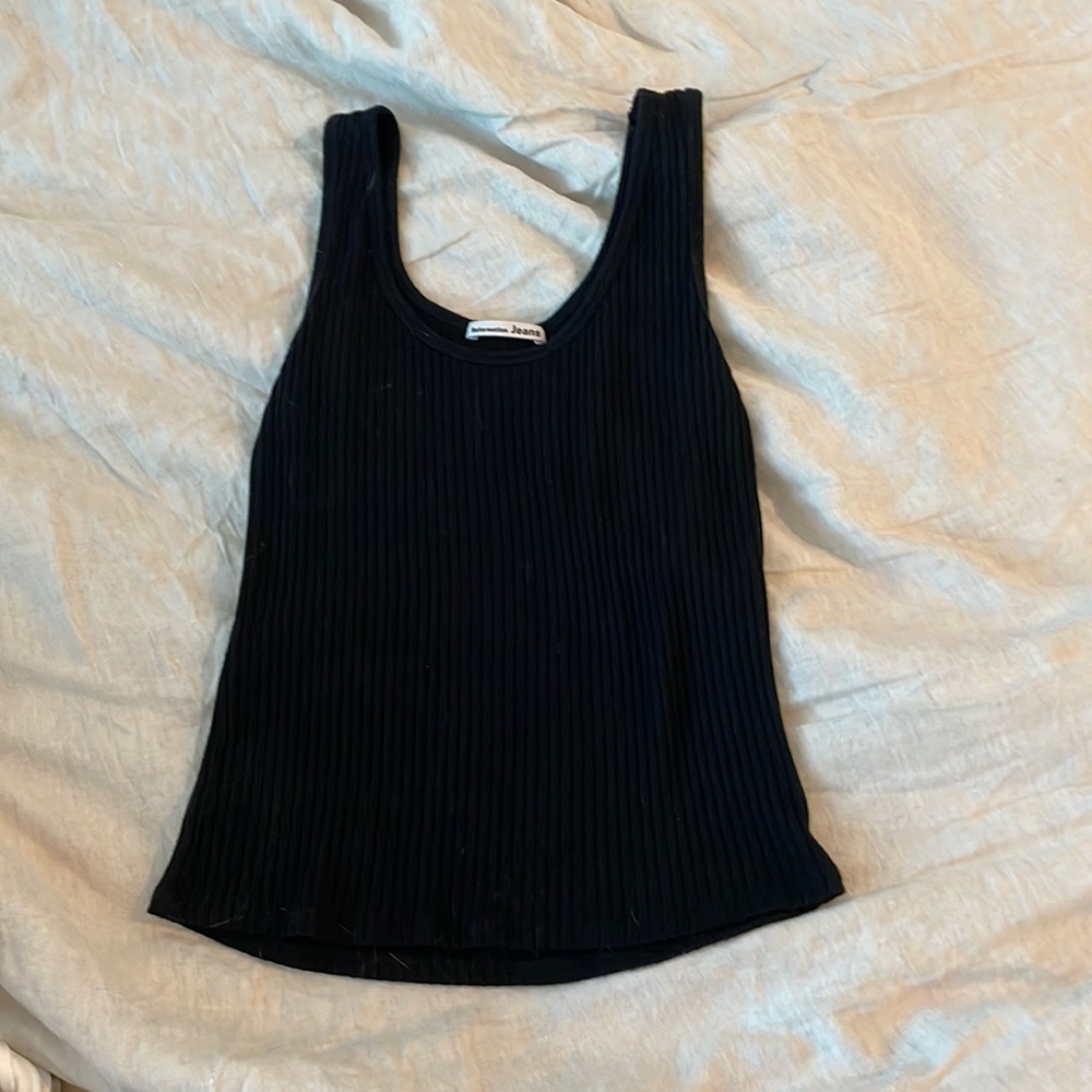 Reformation black tank top